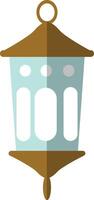 Illustration of Ramadan Kareem Lantern. in Flat Style. vector