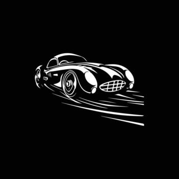 Ilustración de diseño de silueta de coche vector