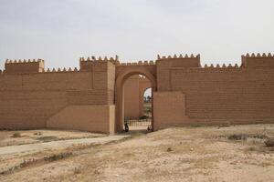 southern palace in the ruins of babylon photo