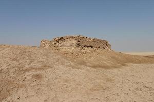 a bath belonging to the garius temple in the ancient city of uruk photo