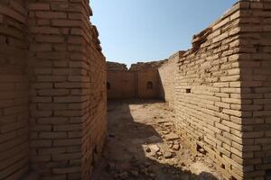 garius temple from the inside , ancient ruins photo