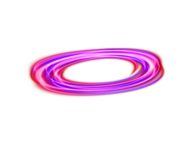 brilhando néon espiral círculo. realista volta luz chamas. néon cor brilhando círculo espumante partículas. luminoso brilhando Rapidez linhas. brilhando néon luz efeito. abstrato movimento linha. luz trilha onda png