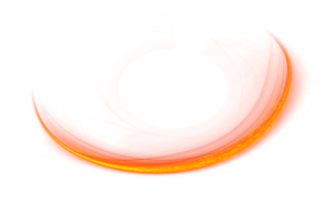 Glowing neon spiral circle. Realistic round light flares. Neon color glowing circle sparkling particles. Luminous glowing speed lines. Glowing neon light effect. Abstract motion line. Light trail wave png