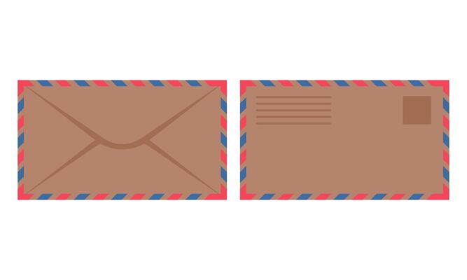 Communication Technology Envelope. Simple Illustration of Blank Envelope.