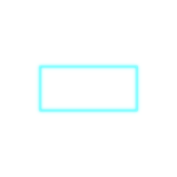 Glowing Neon Frame. Glowing neon light. Neon frame. Square neon light on a transparent background. Neon frame for your design png