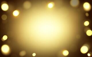 Golden luxury bokeh soft light abstract background, eps 10 illustration bokeh particles, Background decoration vector