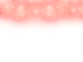 Abstract light shine pink bokeh effect on transparent background. transparent lens flare spot light sparkles or shiny glittering glow beams for modern trendy design template png