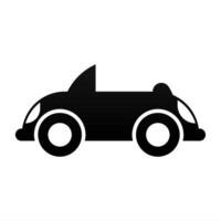 Flat car silhouette icon element asset design vector
