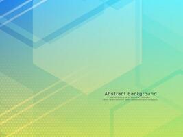 Abstract modern colorful hexagon shapes background vector