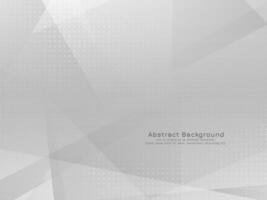 Modern grey color polygonal shapes business background vector