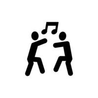 dance concept line icon. Simple element illustration. dance concept outline symbol design. vector