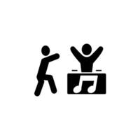party concept line icon. Simple element illustration. party concept outline symbol design. vector