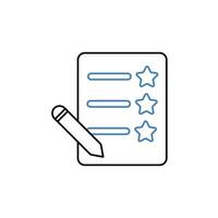 resolutions concept line icon. Simple element illustration. resolutions concept outline symbol design. vector
