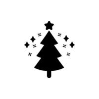 christmas tree concept line icon. Simple element illustration. christmas tree concept outline symbol design. vector