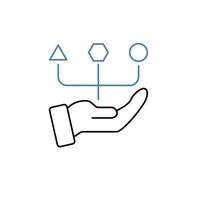 assortment concept line icon. Simple element illustration. assortment concept outline symbol design. vector