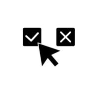 right choice concept line icon. Simple element illustration. right choice concept outline symbol design. vector