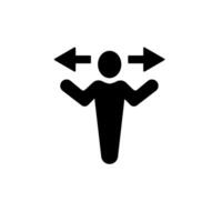 direction concept line icon. Simple element illustration. direction concept outline symbol design. vector