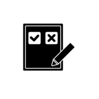 quiz concept line icon. Simple element illustration. quiz concept outline symbol design. vector