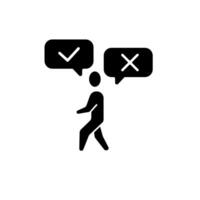 possibility concept line icon. Simple element illustration. possibility concept outline symbol design. vector