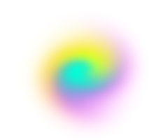 Blur Gradient Circle transparent , ball gradient Shining circle holographic blurred circles rainbow color dots. Abstract gradient shape design elements png