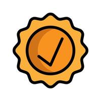 Seal lineal icon. official award, package, badge, emblem, label flat icons. Suitable for websites, UI and mobile apps. vector