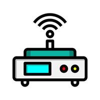 Network line icon. technology signal wifi flat icons. Suitable for websites, UI and mobile apps. vector