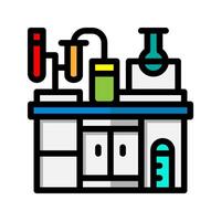Lab line icon. laboratory, science facilities flat icons. Suitable for websites, UI and mobile apps. vector