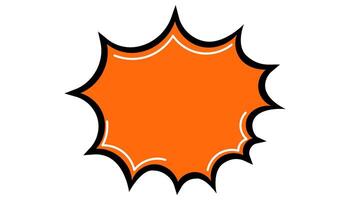 Pow comic bubble. Sound dialogue speech bubbles with word WTF. Pop art expression in bright color and black outline. vector
