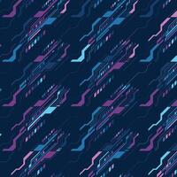 Futuristic technology abstract pattern square background vector