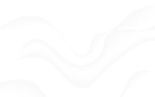 Minimalist White Background with Smooth Curves vector