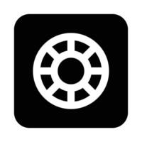 Simple Safety Box icon. The icon can be used for websites, print templates, presentation templates, illustrations, etc vector