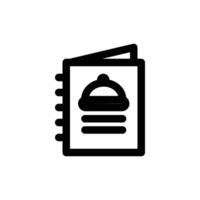 Menu icon line style vector