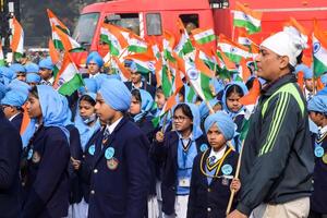 Delhi, India - May 6 2024 - Veer Bal Diwas commemorates the martyrdom of the four sons of tenth and last Sikh Guru Gobind Singh, In Jan 2021 PM Modi announced Dec 26 observed as Veer Bal Diwas photo