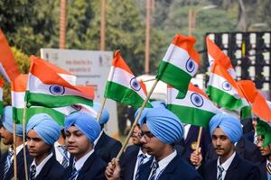 Delhi, India - December 26 2023 - Veer Bal Diwas commemorates the martyrdom of the four sons of tenth and last Sikh Guru Gobind Singh, In Jan 2021 PM Modi announced Dec 26 observed as Veer Bal Diwas photo