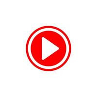 Play icon. Player icon vector