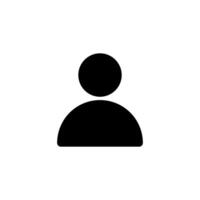 User icon. Profile icon vector