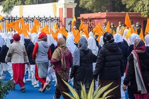 Delhi, India - December 26 2023 - Veer Bal Diwas commemorates the martyrdom of the four sons of tenth and last Sikh Guru Gobind Singh, In Jan 2021 PM Modi announced Dec 26 observed as Veer Bal Diwas photo
