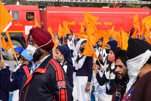 Delhi, India - May 6 2024 - Veer Bal Diwas commemorates the martyrdom of the four sons of tenth and last Sikh Guru Gobind Singh, In Jan 2021 PM Modi announced Dec 26 observed as Veer Bal Diwas photo