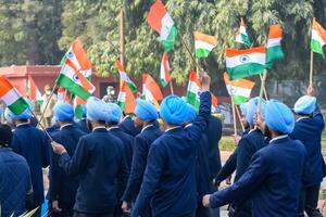 Delhi, India - May 6 2024 - Veer Bal Diwas commemorates the martyrdom of the four sons of tenth and last Sikh Guru Gobind Singh, In Jan 2021 PM Modi announced Dec 26 observed as Veer Bal Diwas photo