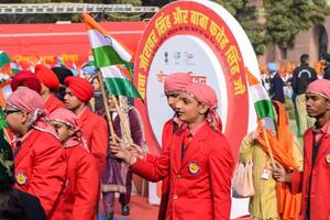 Delhi, India - May 6 2024 - Veer Bal Diwas commemorates the martyrdom of the four sons of tenth and last Sikh Guru Gobind Singh, In Jan 2021 PM Modi announced Dec 26 observed as Veer Bal Diwas photo
