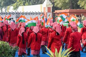 Delhi, India - December 26 2023 - Veer Bal Diwas commemorates the martyrdom of the four sons of tenth and last Sikh Guru Gobind Singh, In Jan 2021 PM Modi announced Dec 26 observed as Veer Bal Diwas photo