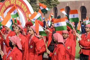 Delhi, India - December 26 2023 - Veer Bal Diwas commemorates the martyrdom of the four sons of tenth and last Sikh Guru Gobind Singh, In Jan 2021 PM Modi announced Dec 26 observed as Veer Bal Diwas photo