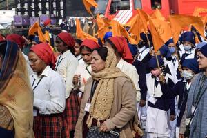 Delhi, India - December 26 2023 - Veer Bal Diwas commemorates the martyrdom of the four sons of tenth and last Sikh Guru Gobind Singh, In Jan 2021 PM Modi announced Dec 26 observed as Veer Bal Diwas photo