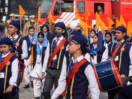 Delhi, India - May 6 2024 - Veer Bal Diwas commemorates the martyrdom of the four sons of tenth and last Sikh Guru Gobind Singh, In Jan 2021 PM Modi announced Dec 26 observed as Veer Bal Diwas photo