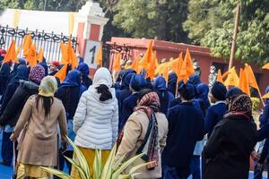 Delhi, India - May 6 2024 - Veer Bal Diwas commemorates the martyrdom of the four sons of tenth and last Sikh Guru Gobind Singh, In Jan 2021 PM Modi announced Dec 26 observed as Veer Bal Diwas photo