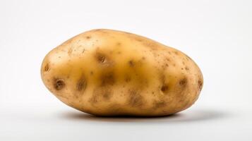 potato isolated on white background. Neural network photo
