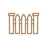 Fence icon design templates simple and modern vector
