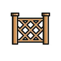 Fence icon design templates simple and modern vector