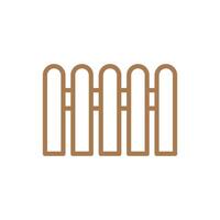 Fence icon design templates simple and modern vector