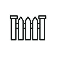 Fence icon design templates simple and modern vector